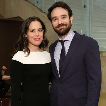 Charlie Cox along with his wife Samantha Cox
